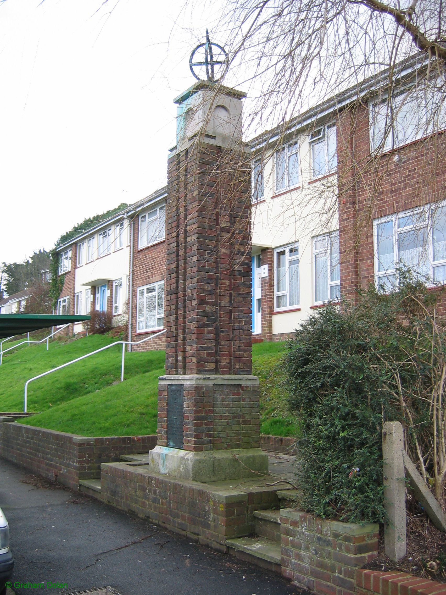 Greenwich Meridian Marker; England; East Sussex; Lewes